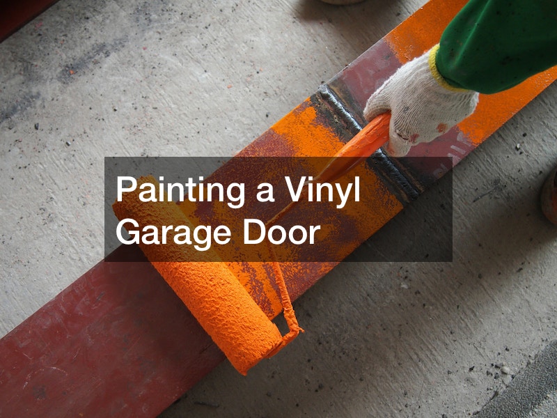 Painting a Vinyl Garage Door