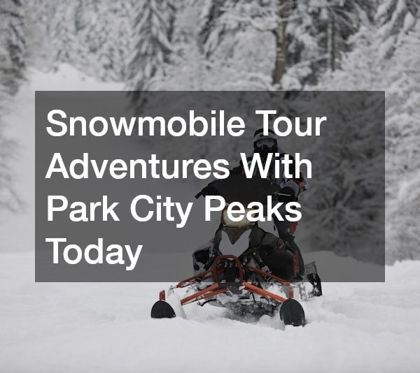 Snowmobile Tour Adventures With Park City Peaks Today
