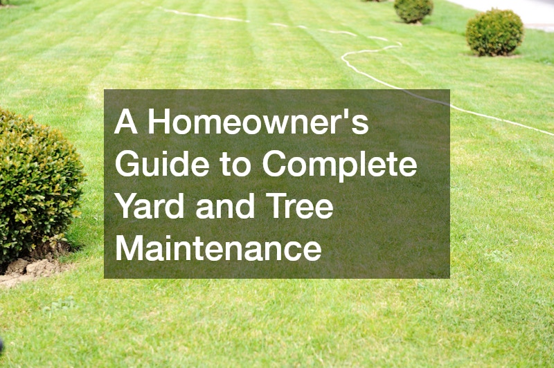 A Homeowners Guide to Complete Yard and Tree Maintenance